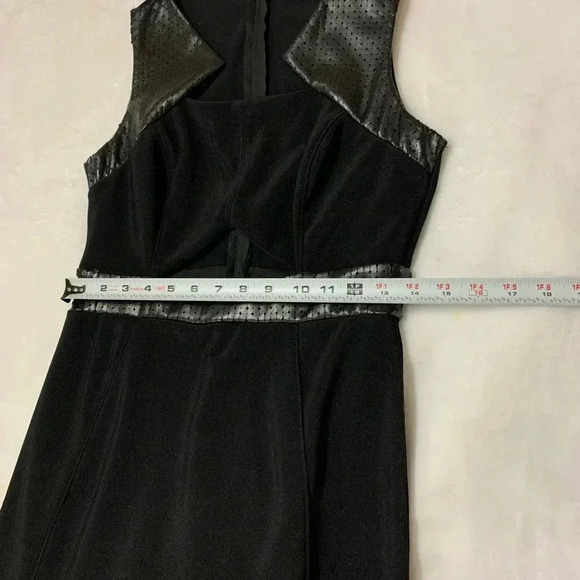 JustFab Lexie Bodycon Dress Casual Black Size L - Picture 11 of 15